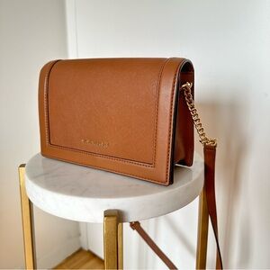 Michael Kors Jet Set Large Saffiano Leather Crossbody Bag